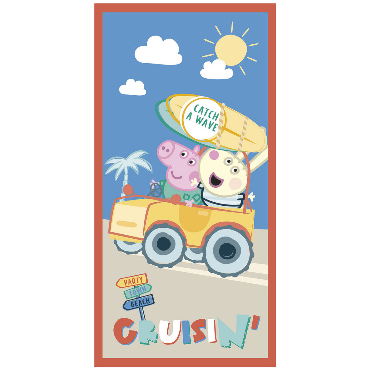 Peppa Pig beach towel