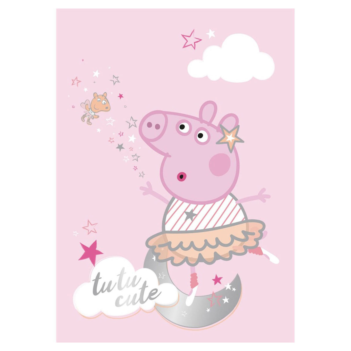 Peppa Pig Fleece Decke, 140x100 cm