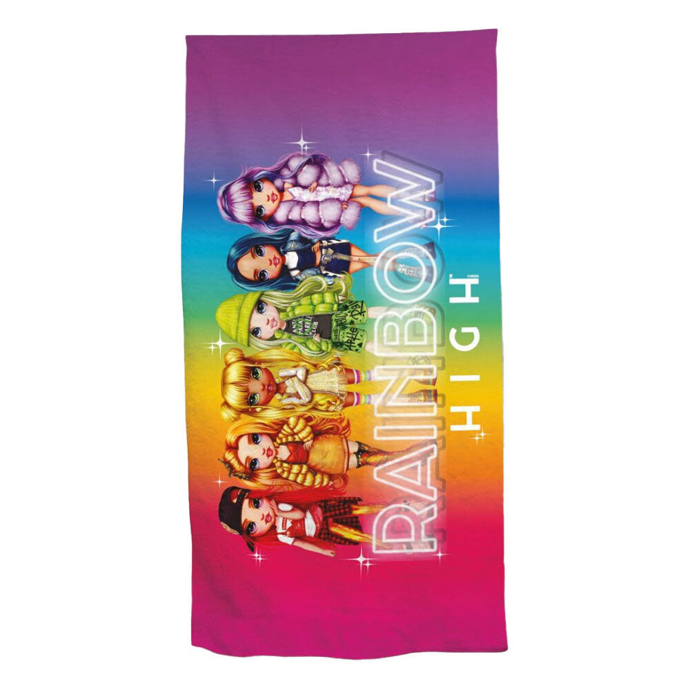 Serviette de plage Rainbow High, 70x140cm