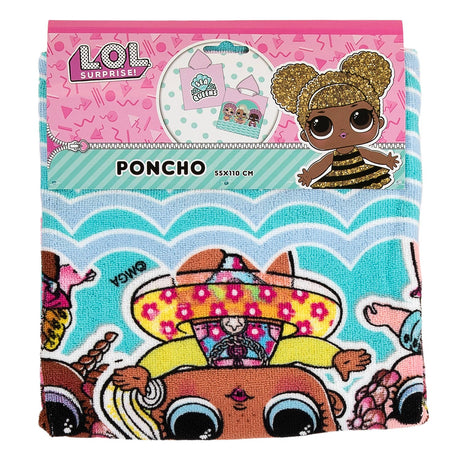 Lol surprise poncho, 55x110cm