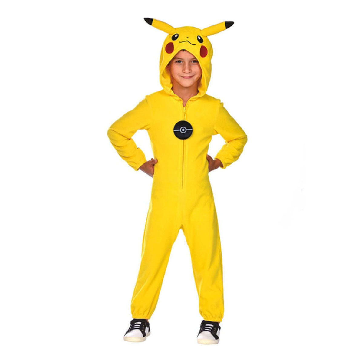 Otroški kostum Pokemon Pokemon Pikachu Onesie, star 6-8 let