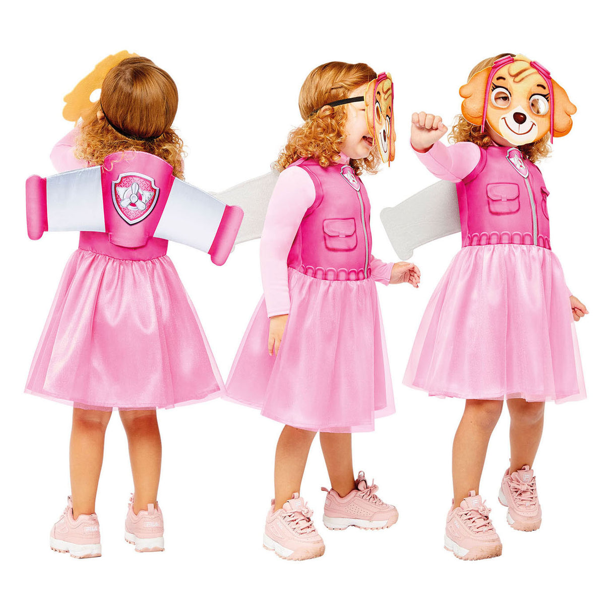 Costume de patrouille pour enfants, skye, 3-4 ans