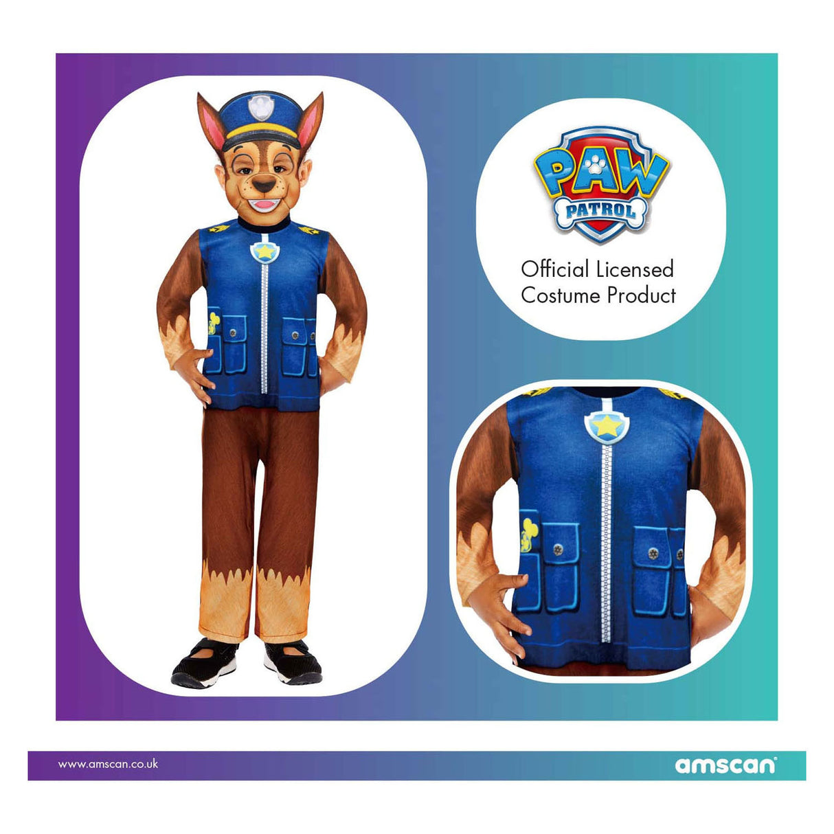 PAW PATROL Clothing Chase 3-4 ans