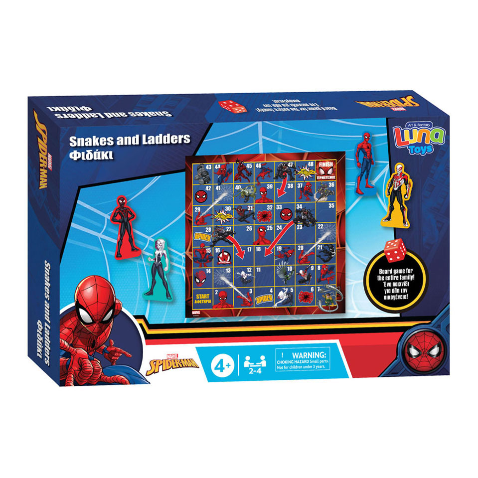 Snakes and Ladders Spider-Man Juego de mesa