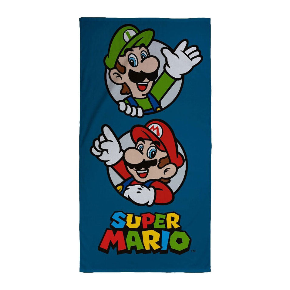 Super Mario Super Mario beach towel, 70x140cm