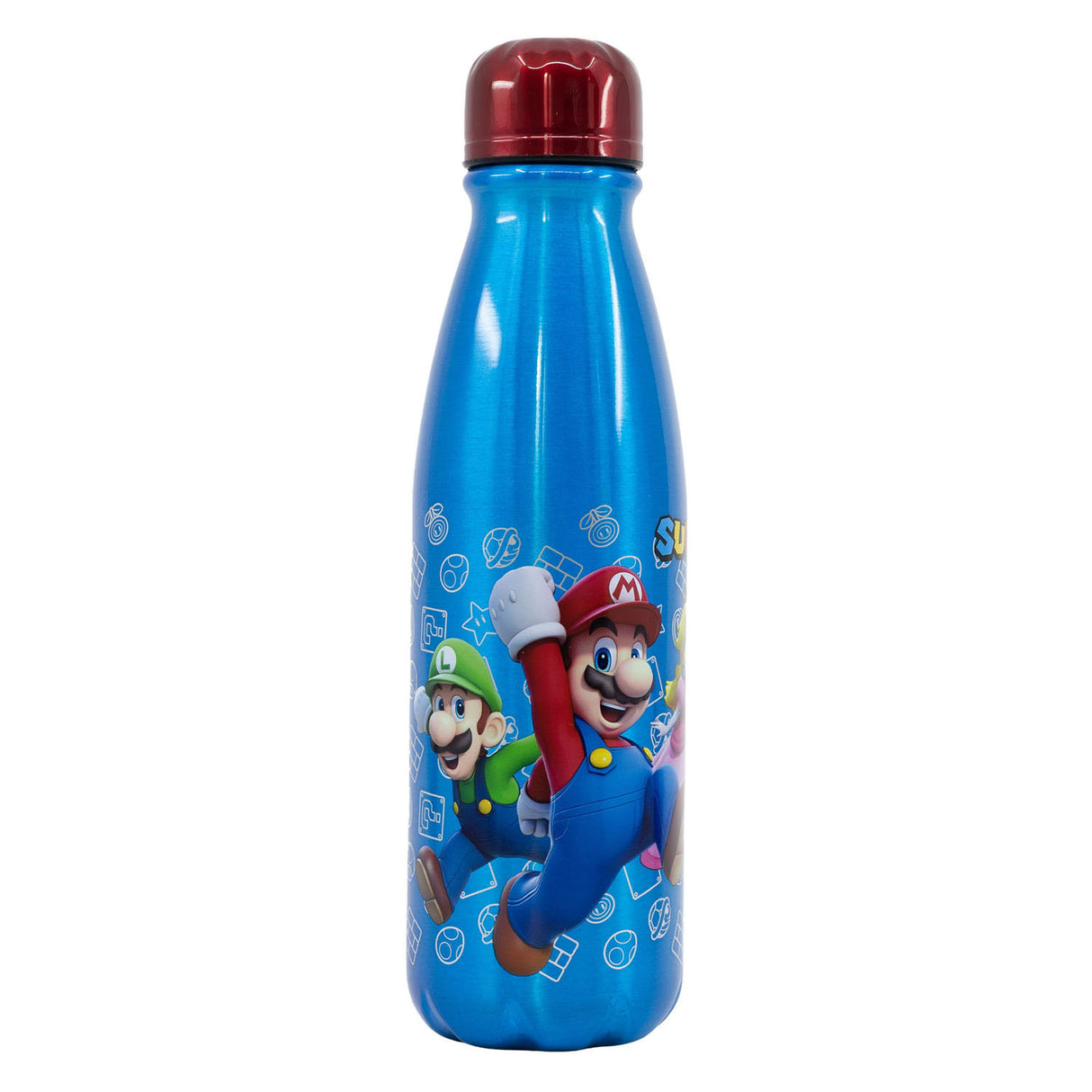 Super Mario Drinking Bottle Aluminium, 600 ml