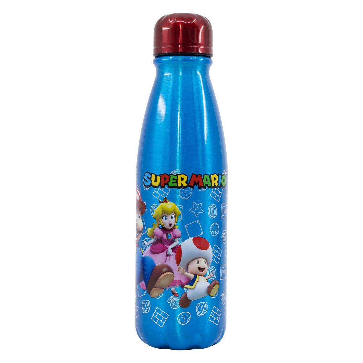 Super Mario Drikkeflaske Aluminium Super Mario, 600 ml