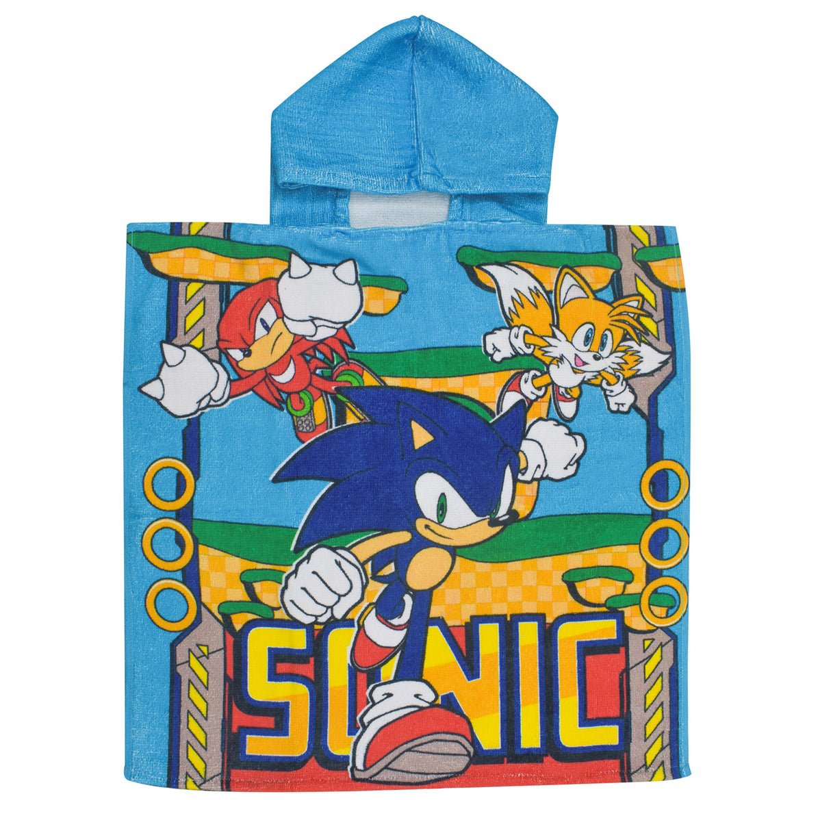 Sonic poncho katoen, 55x110cm