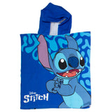 Puch serviette poncho point bleu 55x110cm