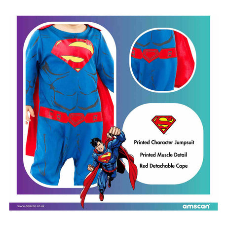 Déguisement enfant superman - 12-18 mois