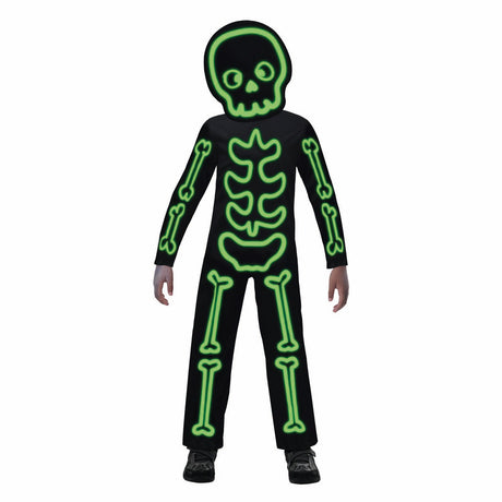 Déguisement enfant squelette phosphorescent - 4-6 ans