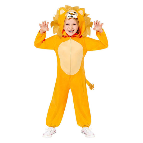 Costume enfant lion onesie - 3-4 ans