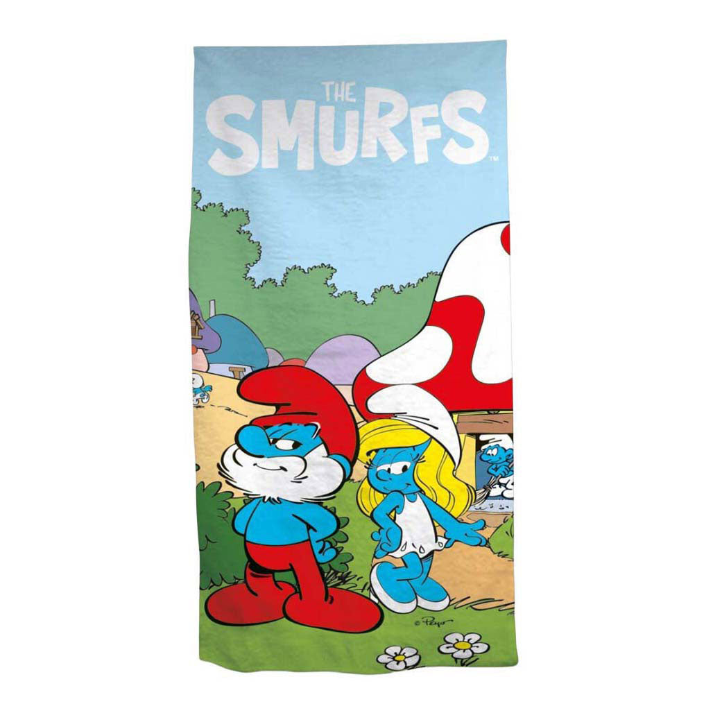 Smurfen strandlaken - 70x140 cm