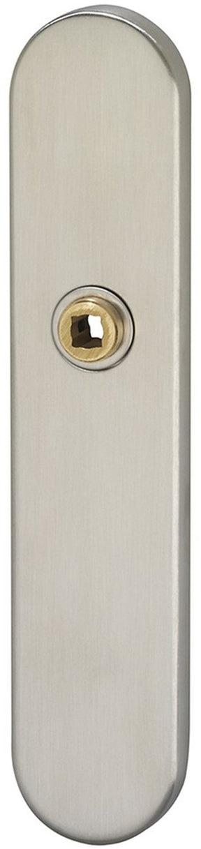 Bouclier de porte Impresso ovale en acier inoxydable