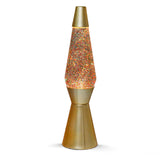 LAVALAMP GOLD GLITER, 40 cm