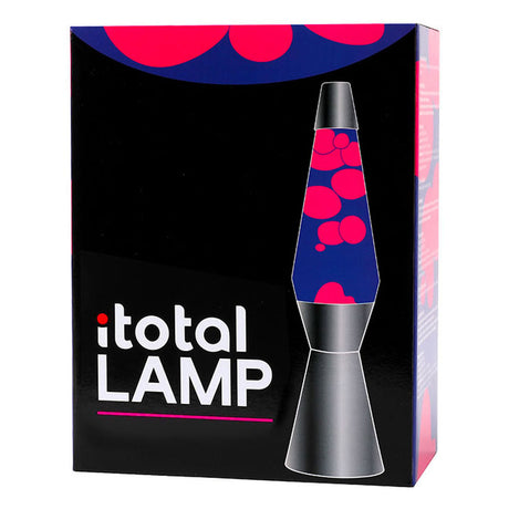 Lampe à lave Argent Rouge Violet, 40cm