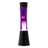Lavalamp itotal noir blanc violet, 40 cm