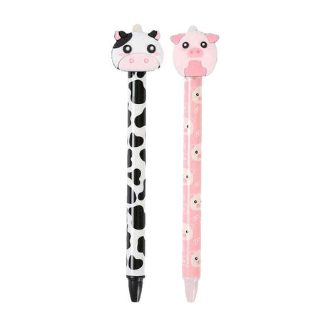 Stylo bille effaçable Itotal vache ou cochon