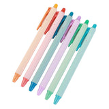 Stylos à bille effaçables Itotal, 6 couleurs