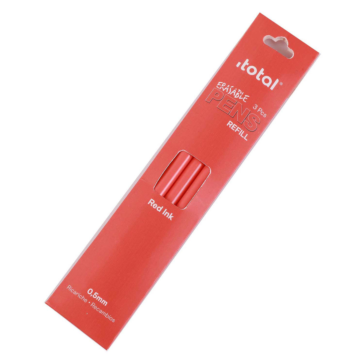 Recharge d'encre effaçable Itotal rouge, 3 pcs.