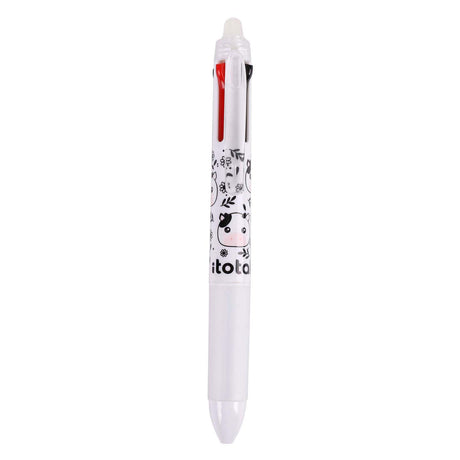 Stylo multicolore effaçable Itotal 4en1 vache