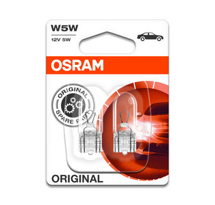 Osram w5w - 5w - w2.1 x 9.5d - noir (100x 70x 10)