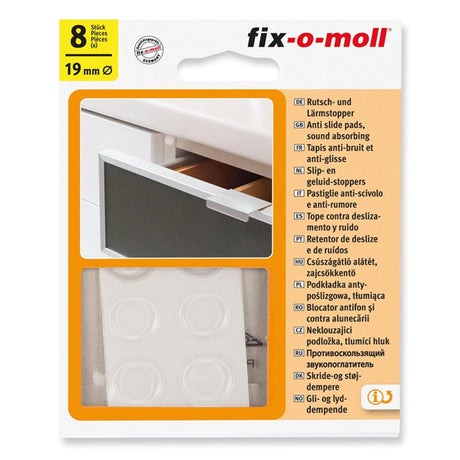 Fix-o-moll slip et silencieux ø19mm 8 pièces dans un pack