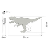 De tjalle et jaspe - applique dino t-rex - bois