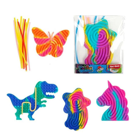 Toi-toys toi toys planche bouclée mini avec 10x ficelle