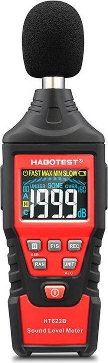 Habotest décibelmètre numérique ht622b usb a c