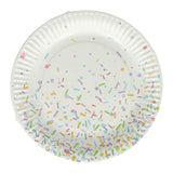 Assiettes de fête en papier 18 cm, 10 pcs.