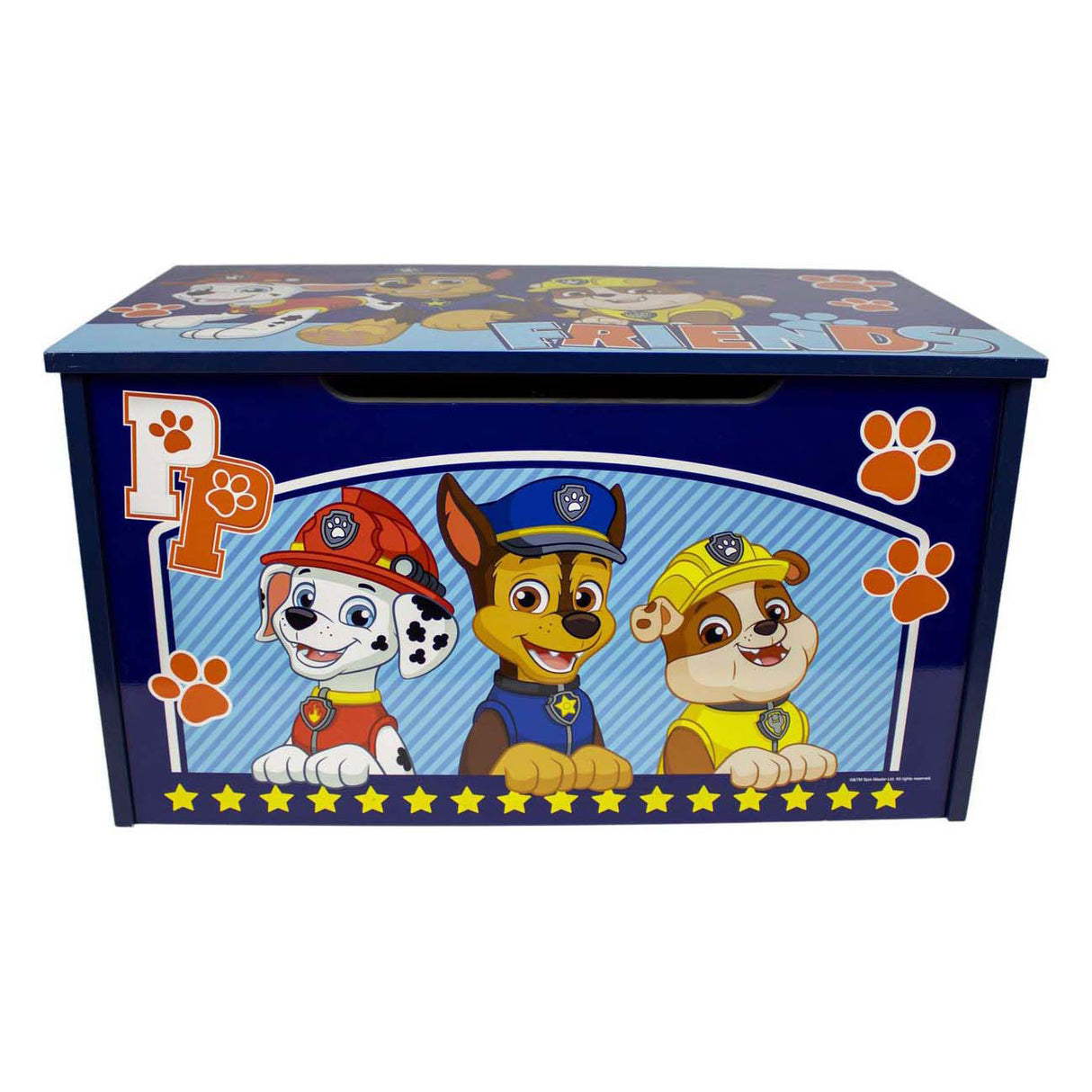 Coffre à jouets en bois Paw Patrol 55,5 x 29,5 x 30 cm