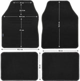 Petex tapis de sol florida 3 tapis de voiture florida3 gr.0 noir 4 pièces
