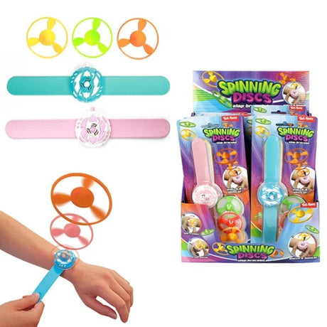 Toi-toys toitoys bracelet pliant amusant avec tireur et 3 disques