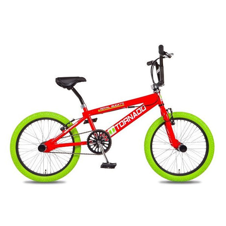 Royal Freestyle BMX 20 -BUGATTI - Rouge avec des pneus verts
