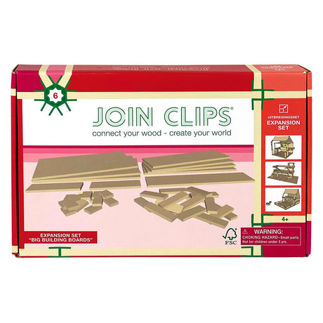 Join clips extension set grandes plaques de construction