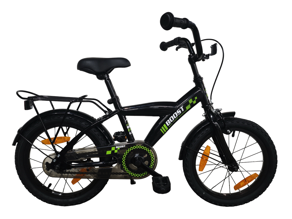 Vélo pour enfants Bikefun boost 16 pouces avec moyeu de frein - noir