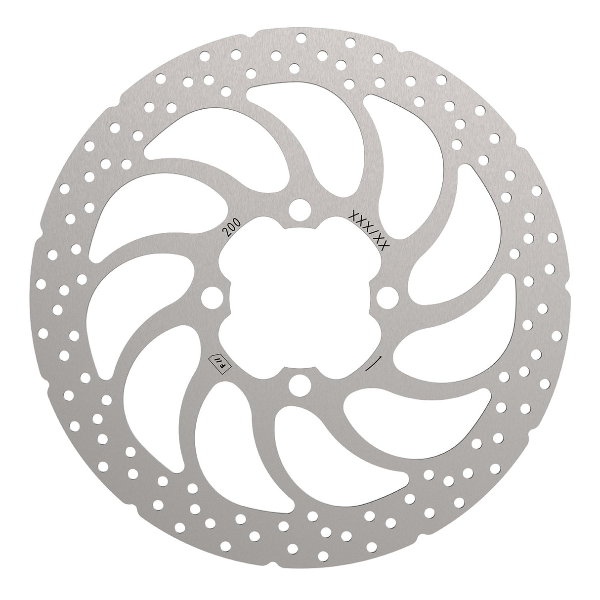Moyeu de vitesse Fahrwerker Rohloff, disque de frein 200 mm