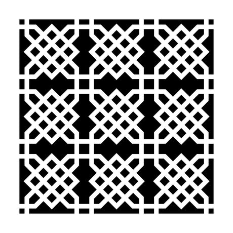L'atelier des artisans • gabarit 15x15cm jardin de noeuds