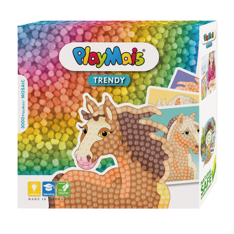 Chevaux mosaïque tendance Jbm playmais (>3 000 pièces)