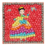 Les cartes mosaïque Playmais décorent la princesse