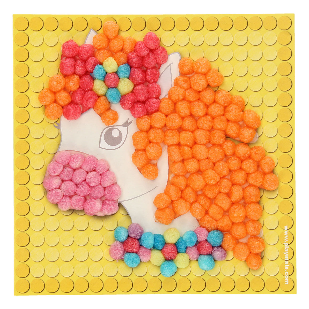 Playmais playmais mosaic cartes décorer le poney de rêve