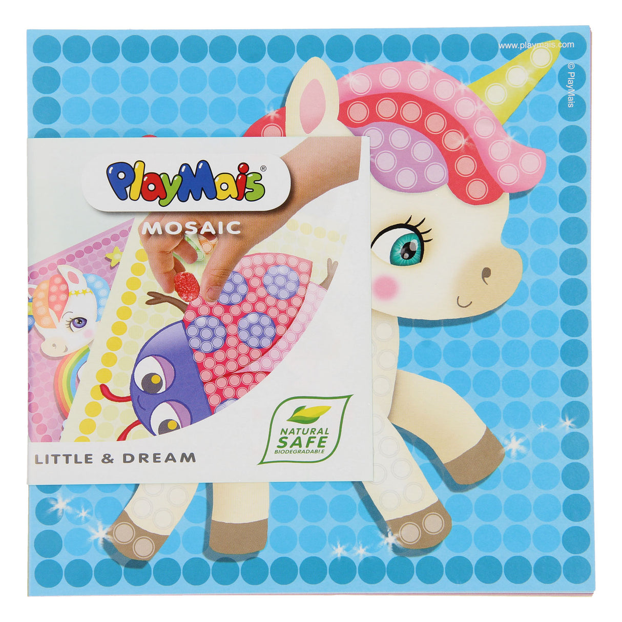 Playmais playmais mosaic cartes décorer la licorne