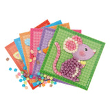 Les cartes mosaïque Playmais décorent les petits amis