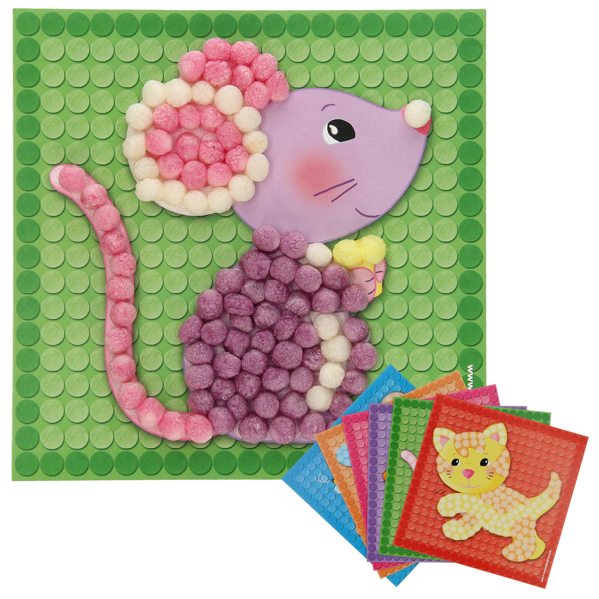 Les cartes mosaïque Playmais décorent les petits amis