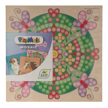 Les cartes mosaïque Playmais décorent un mandala tendance