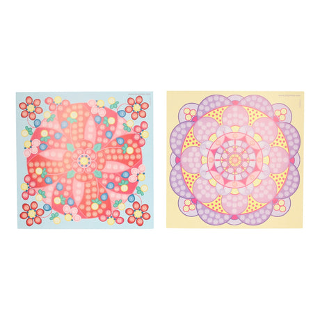 Les cartes mosaïque Playmais décorent un mandala tendance