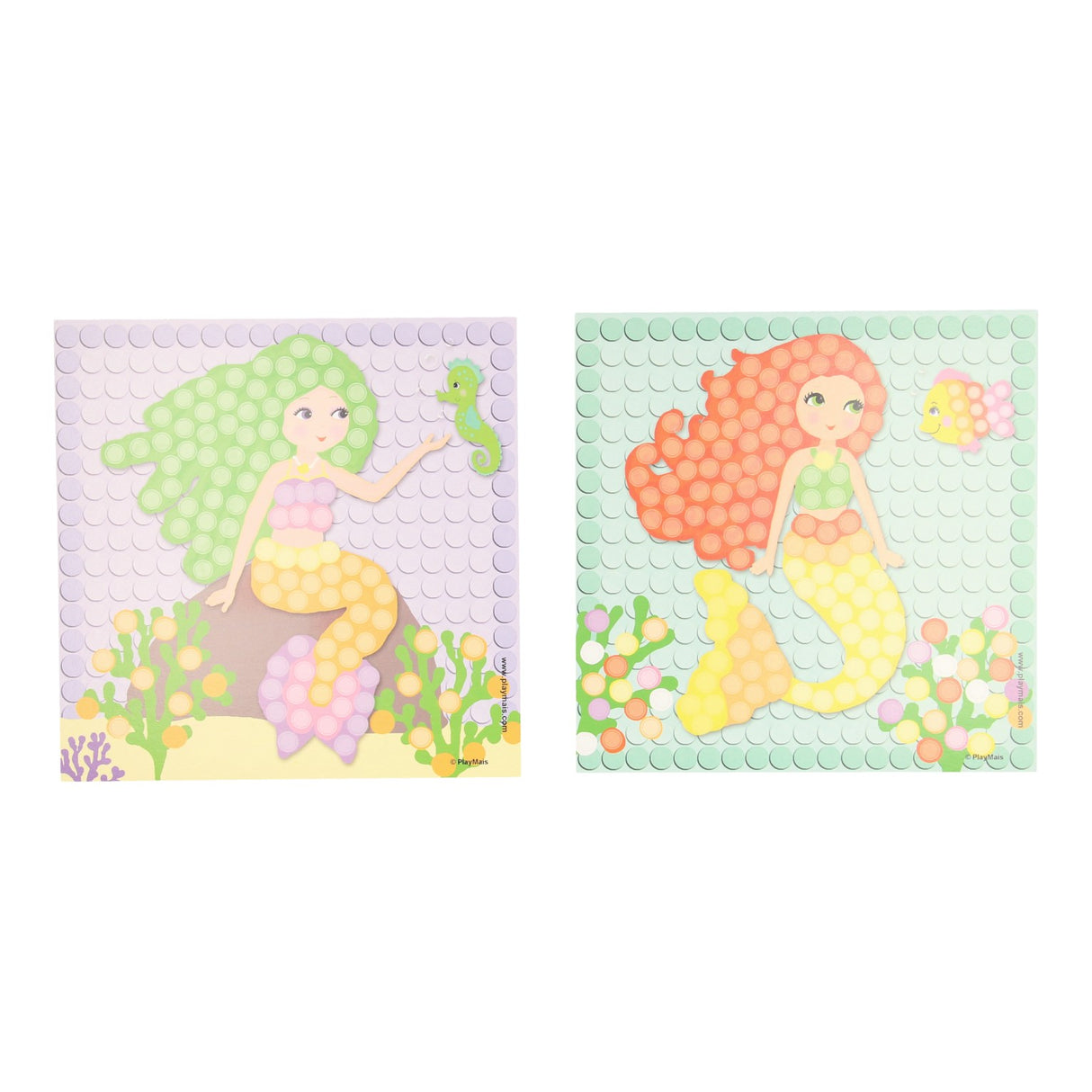 Playmais Playmais Mosaic Cards decora la sirena da sogno