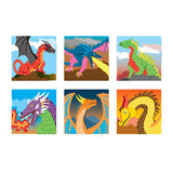 Playmais mosaic cartes décorer le dragon fantastique
