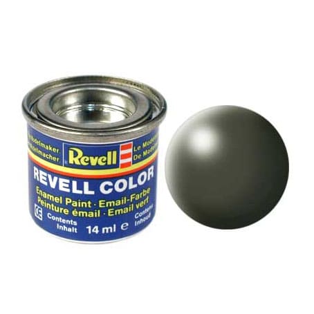 Revell Paint pour le modèle de modèle numéro 361 Olive Green Zijdemat